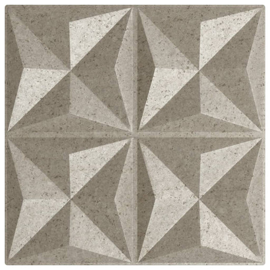 Pannelli Murali 12 pz Beton 50x50 cm XPS 3 m² Origami 4100062