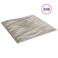 Pannelli Murali 48 pz Beton 50x50 cm XPS 12 m² Pietra 4100082