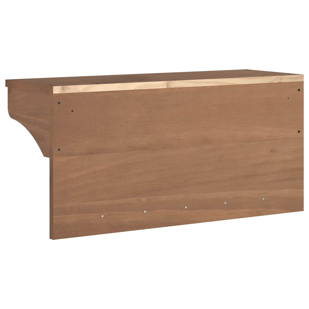 Appendiabiti da Parete SANDNES 87x30x42 cm in Legno di Pino 4010473