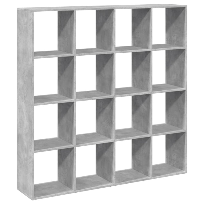 Libreria Grigio Cemento 137,5x29x137,5 cm in Legno Multistrato 3310292