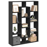 Libreria Nera 102x29x143 cm in Legno Multistrato 3310299