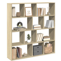 Libreria Rovere Sonoma 132x29x141,5 cm in Legno Multistrato 3310309