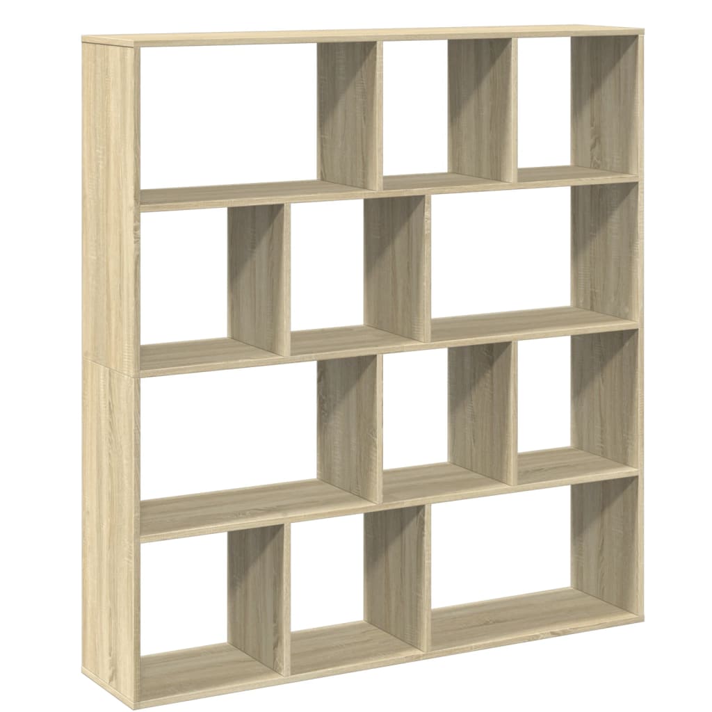 Libreria Rovere Sonoma 132x29x141,5 cm in Legno Multistrato 3310309