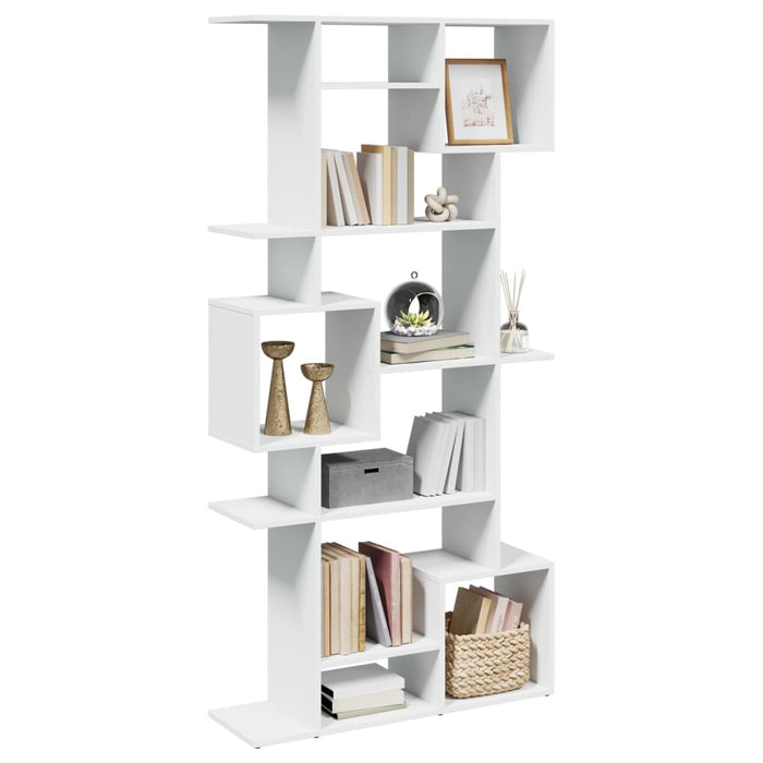 Libreria Bianca 92x29x188 cm in Legno Multistrato 3310316