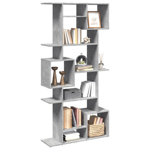 Libreria Grigio Cemento 92x29x188 cm in Legno Multistrato 3310319