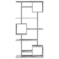 Libreria Grigio Cemento 92x29x188 cm in Legno Multistrato 3310319