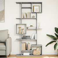 Libreria Grigio Cemento 92x29x188 cm in Legno Multistrato 3310319