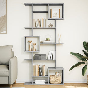 Libreria Grigio Cemento 92x29x188 cm in Legno Multistrato 3310319