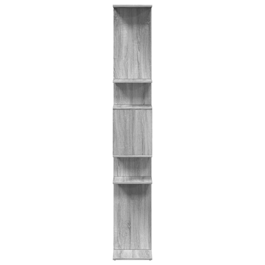 Libreria Grigio Sonoma 92x29x188 cm in Legno Multistrato 3310321