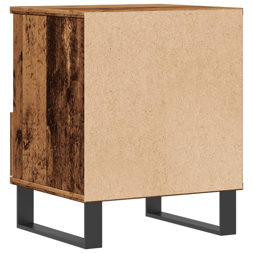 Comodino Legno Antico 40x35x50 cm in Legno Multistrato 857376