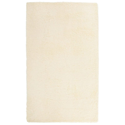 Tappeto Shaggy a Pelo Lungo NAVARRA Crema 60x100 cm poliestere 4102807