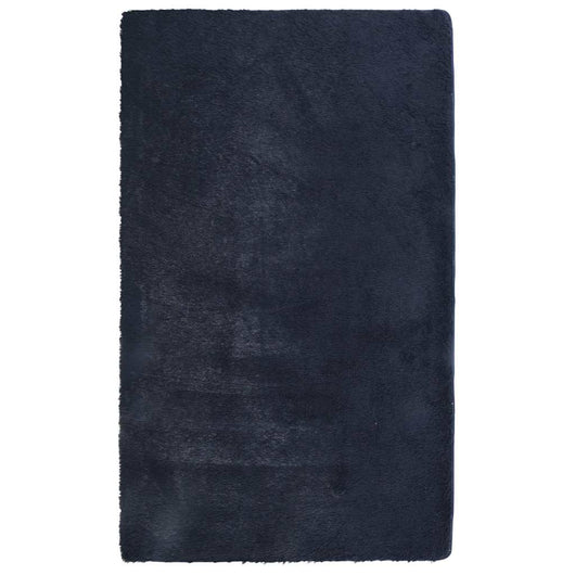 Tappeto Shaggy a Pelo Lungo NAVARRA Blu Marino 60x100 cm 4102811