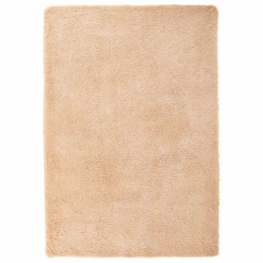 Tappeto Shaggy a Pelo Lungo NAVARRA Beige 200x290 cm poliestere 4102845