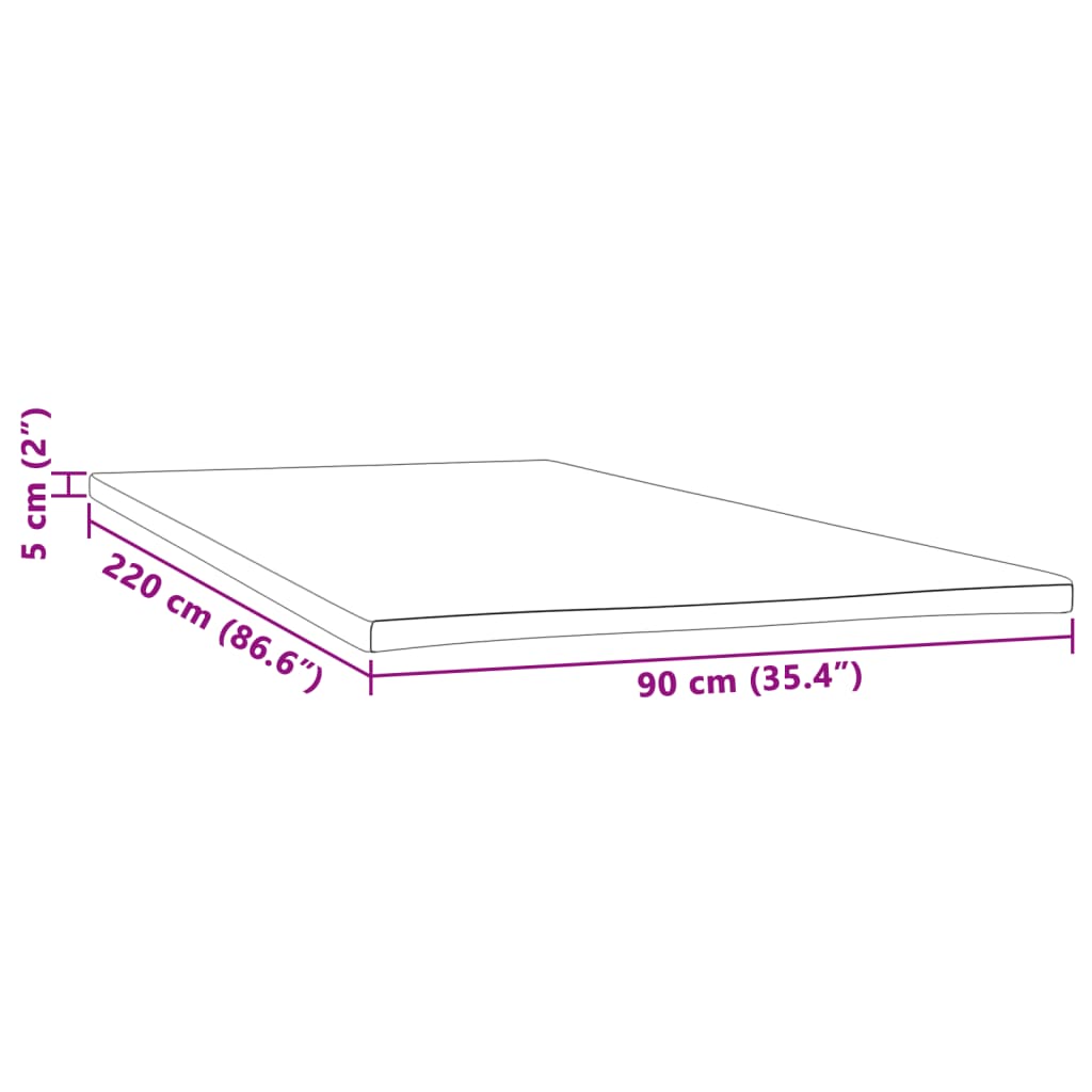 Coprimaterasso 90x220x5 cm 4103498