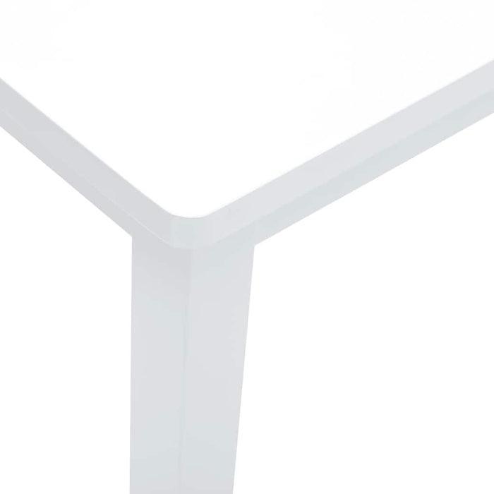 Panca 90 cm Bianco in Legno Massello di Hevea 4102599