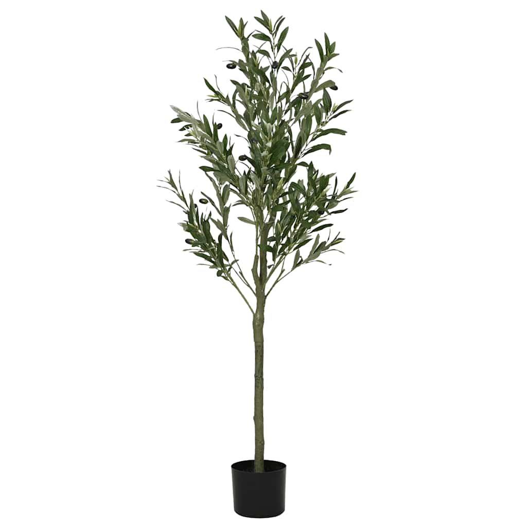 Albero Ulivo Artificiale 450 Foglie 120 cm Verde 4103571