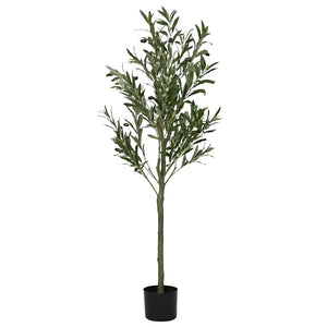 Albero Ulivo Artificiale 450 Foglie 120 cm Verde 4103571