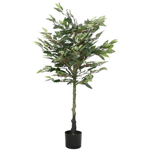 Albero di Ficus Artificiale 480 Foglie 130 cm Verde 4103573