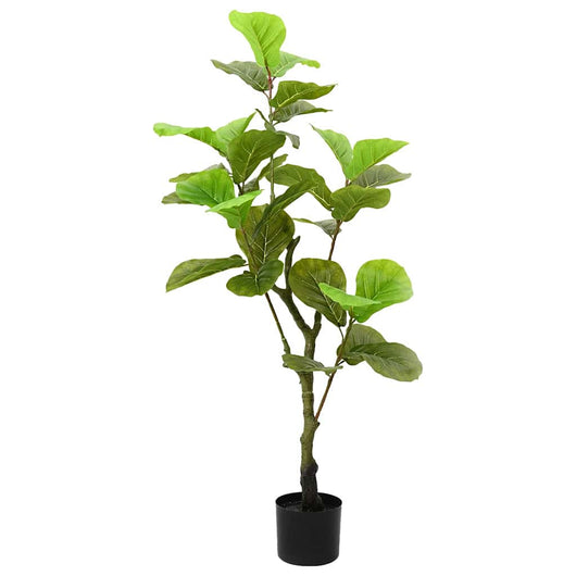 Albero di Ficus Artificiale 30 Foglie 125 cm Verde 4103580