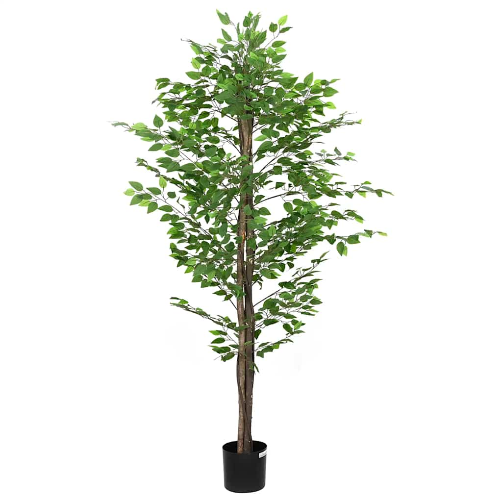 Pianta di Ficus Artificiale 1260 Foglie 200 cm Verde 4103587