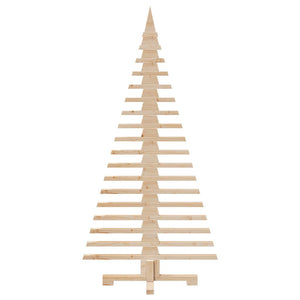 Albero di Natale Decorativo in Legno 150 cm Legno Massello Pino 4103971