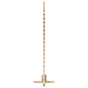 Albero di Natale Decorativo in Legno 150 cm Legno Massello Pino 4103971