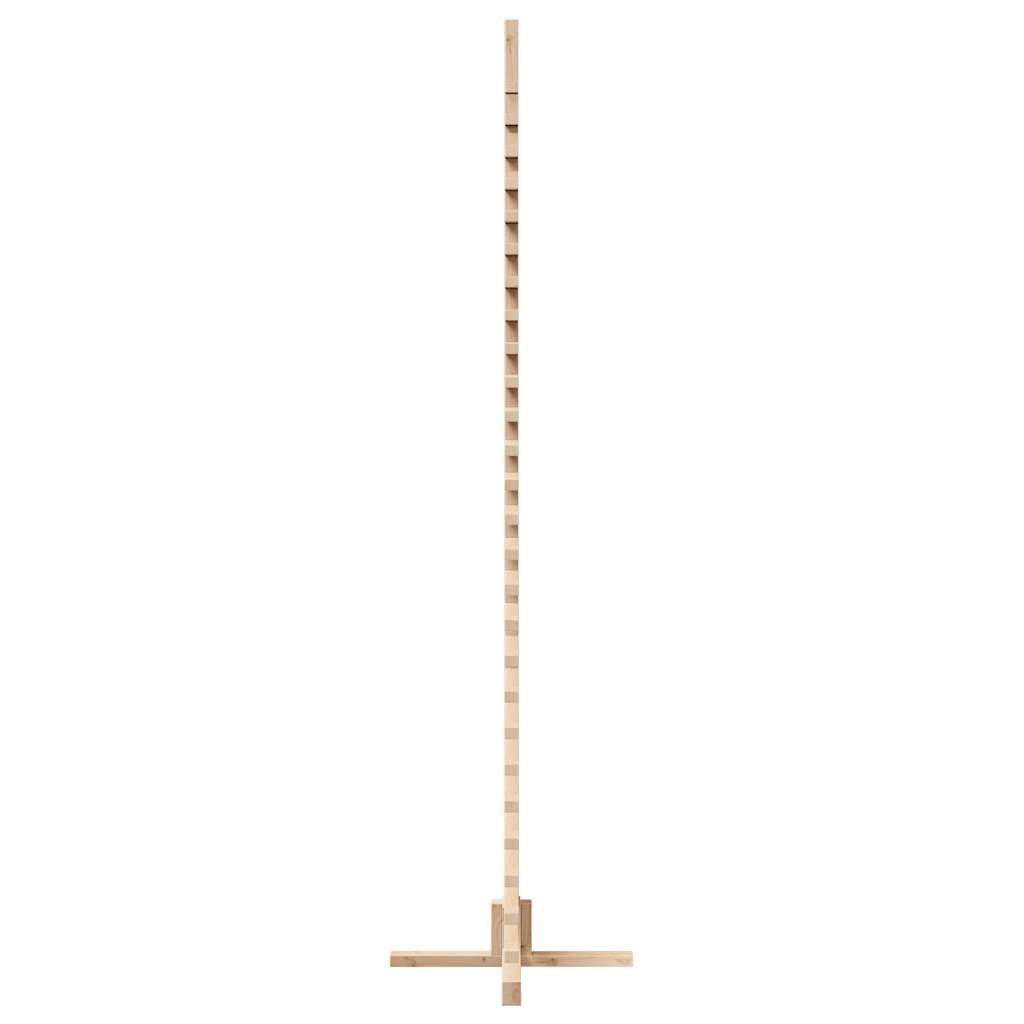 Albero di Natale Decorativo in Legno 210 cm Legno Massello Pino 4103973