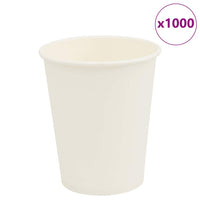 Bicchieri da Caffè in Carta 1000 pz 8oz 200ml Bianco 4102791