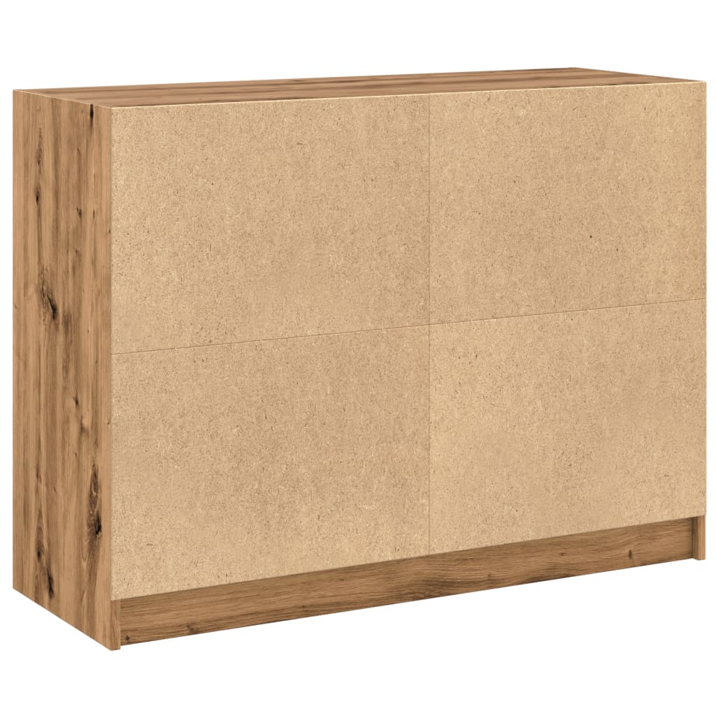 Credenza Rovere Artigianale 102x37x75,5 cm in Legno Multistrato 3318725