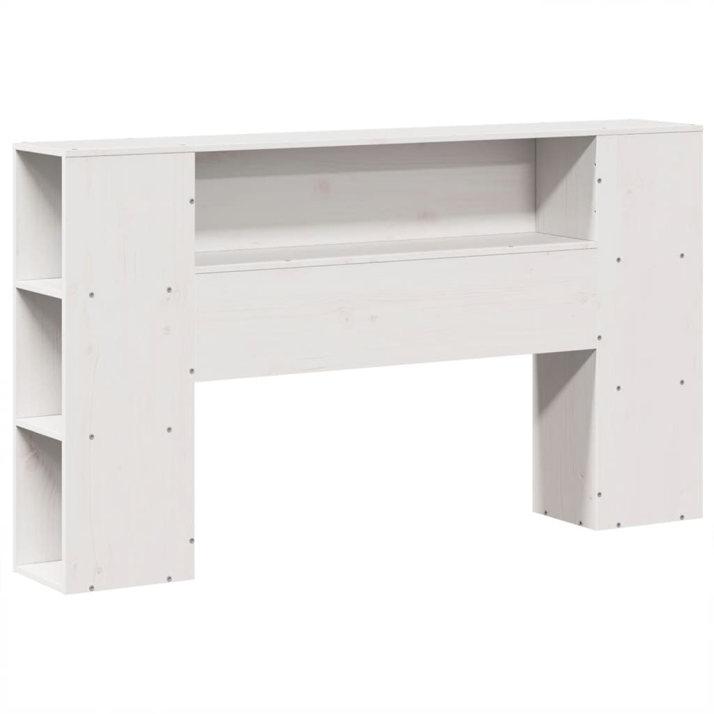 Letto Libreria senza Materasso Bianco 120x190 cm Legno di Pino 3321533