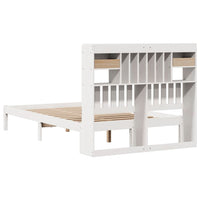 Letto Libreria senza Materasso Bianco 120x190 cm Legno di Pino 3321615