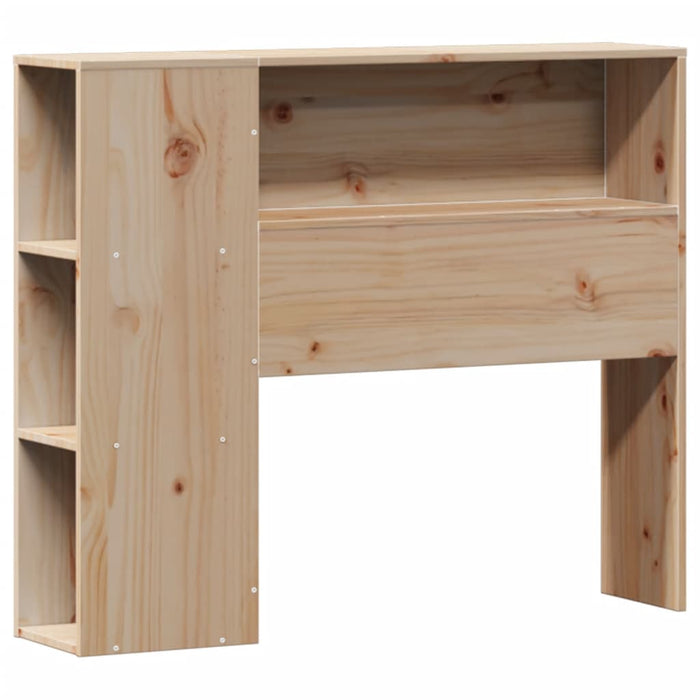 Giroletto con Libreria senza Materasso 75x190 cm in Legno Pino 3322369