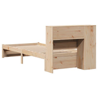 Letto Libreria senza Materasso 90x200 cm Legno Massello Pino 3322373