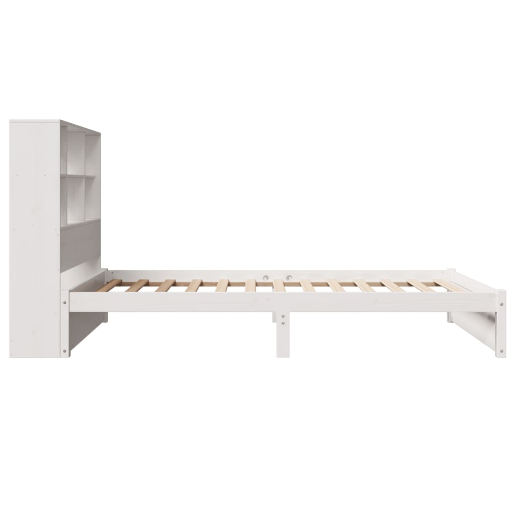 Letto con Libreria senza Materasso 75x190 cm in Legno Pino 3322378