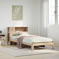 Letto Libreria senza Materasso 100x200 cm in Legno di Pino 3322540