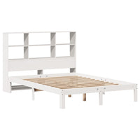 Letto Libreria senza Materasso Bianco 160x200 cm Legno di Pino 3322567