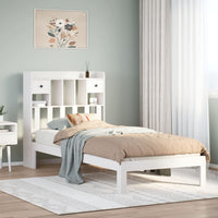 Letto con Libreria senza Materasso 75x190 cm in Legno Pino 3322586