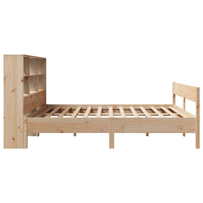 Letto Libreria senza Materasso 180x200 cm in Legno di Pino 3322978