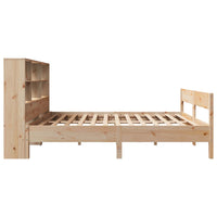 Letto Libreria senza Materasso 150x200 cm in Legno di Pino 3322984