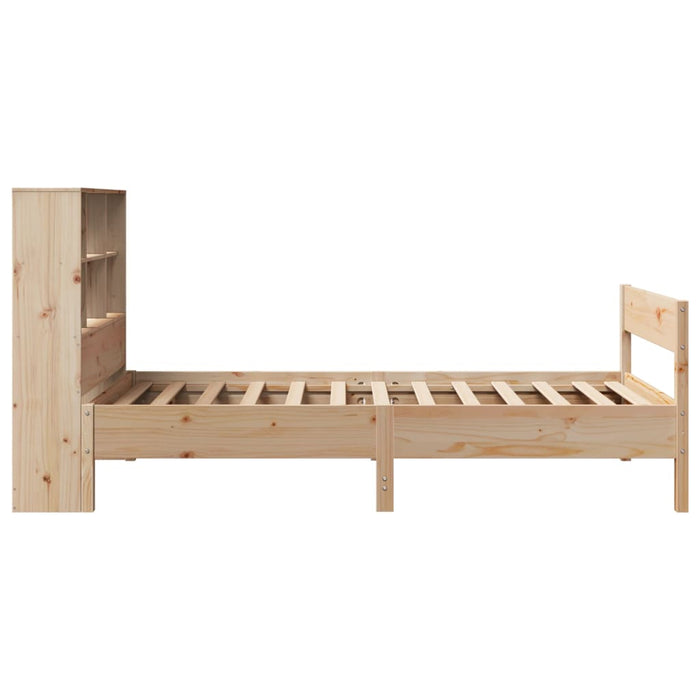 Letto Libreria senza Materasso 100x200 cm in Legno di Pino 3322993