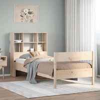 Letto Libreria senza Materasso 100x200 cm in Legno di Pino 3322993