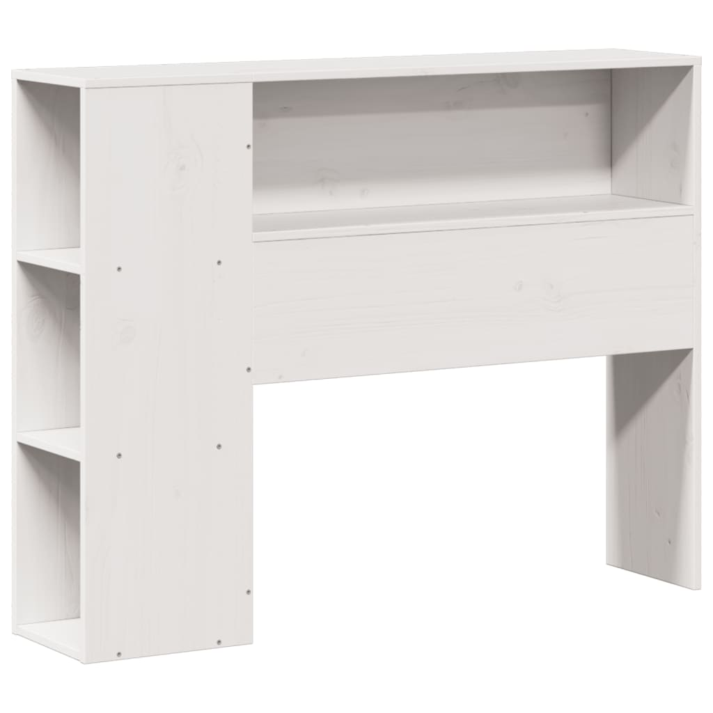 Letto Libreria senza Materasso Bianco 100x200 cm Legno Massello 3323903