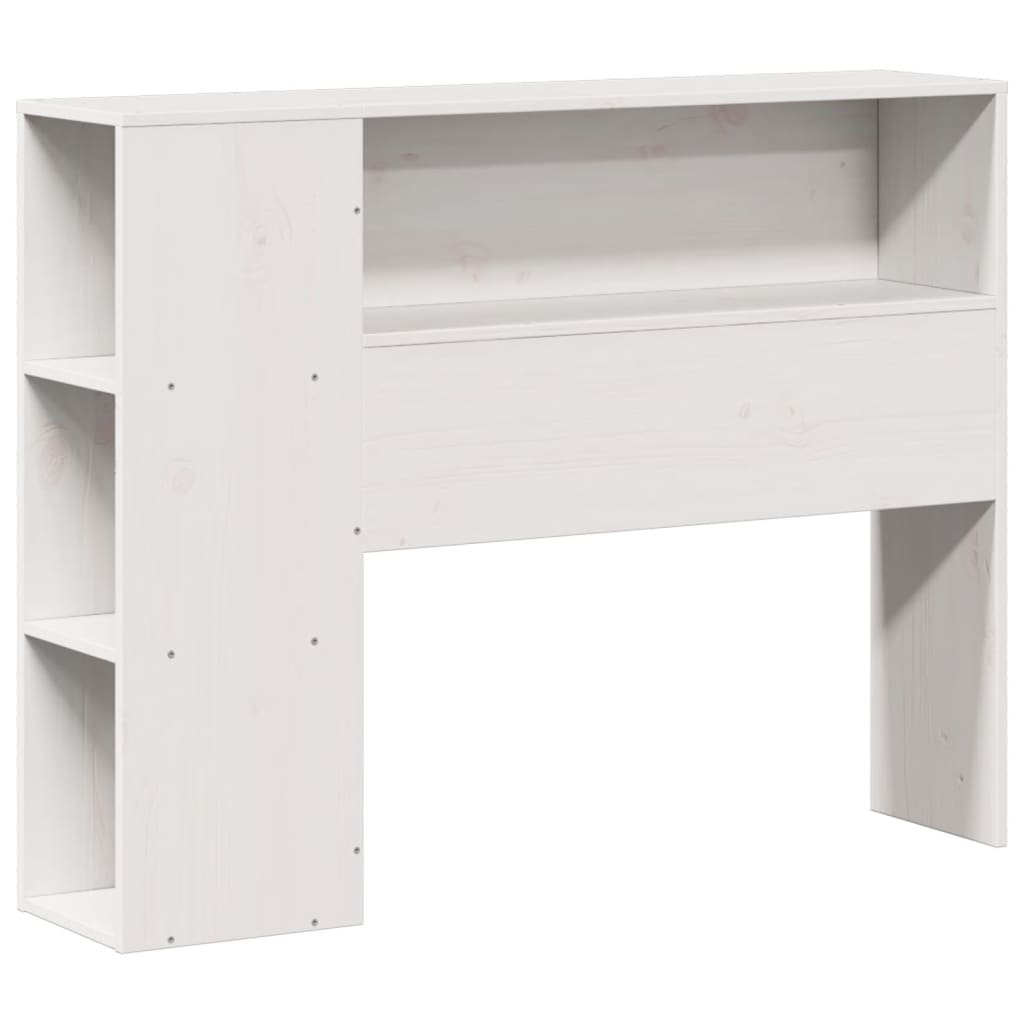 Letto Libreria senza Materasso Bianco 90x190 cm Legno Massello 3323909