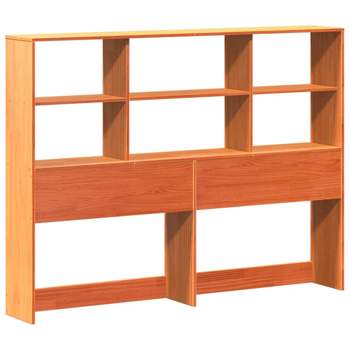 Letto Libreria senza Materasso Marrone Cera 150x200 cm Legno 3323925