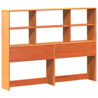 Letto Libreria senza Materasso Marrone Cera 120x190 cm Legno 3323943