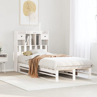 Letto con Libreria senza Materasso 75x190 cm in Legno Pino 3323975