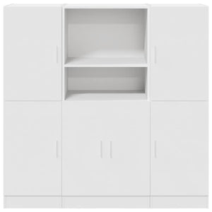 Set di Mobili da Cucina 3 pz Bianco in Truciolato 3324151