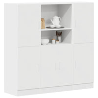 Set di Mobili da Cucina 3 pz Bianco in Truciolato 3324151