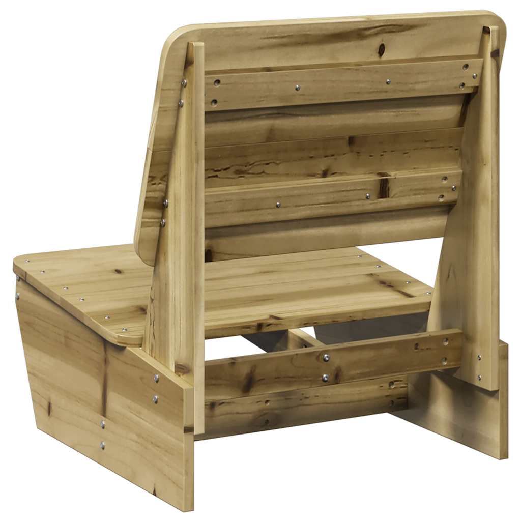 Sedia da Giardino 60x64x70,5 cm in Legno Impregnato di Pino 859311