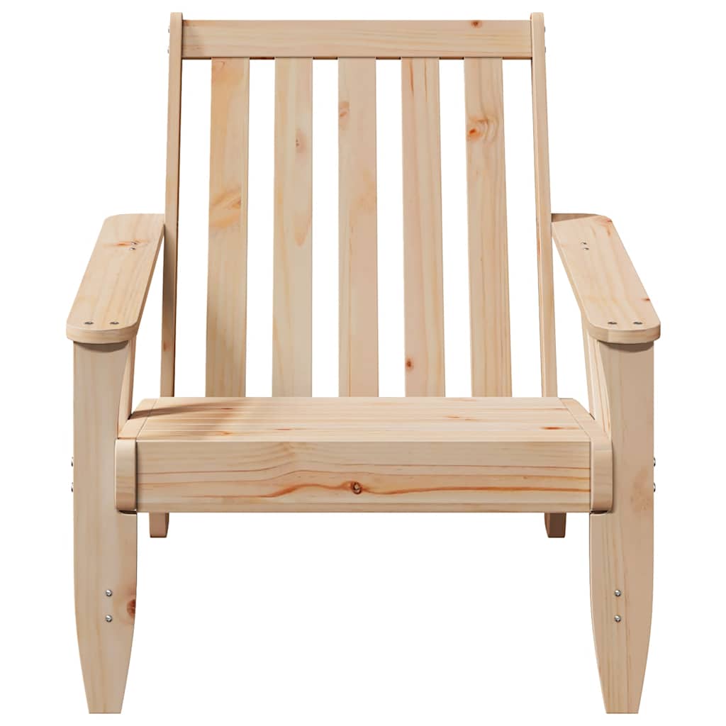 Sedia Adirondack da Giardino 75x77x77 cm Legno Massello di Pino 859327